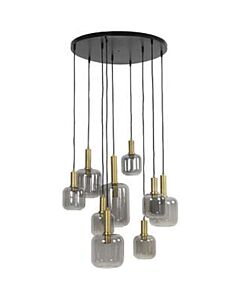 Hanglamp Loki 9-lichts rond