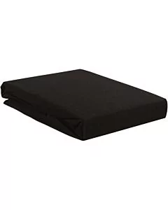 Hoeslaken Jersey Black 140x200/220