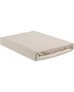 Hoeslaken Jersey Splittopper Off-white 180x200/220