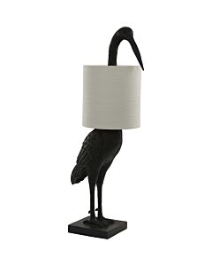 Tafellamp Birdy 77cm hoog zwart