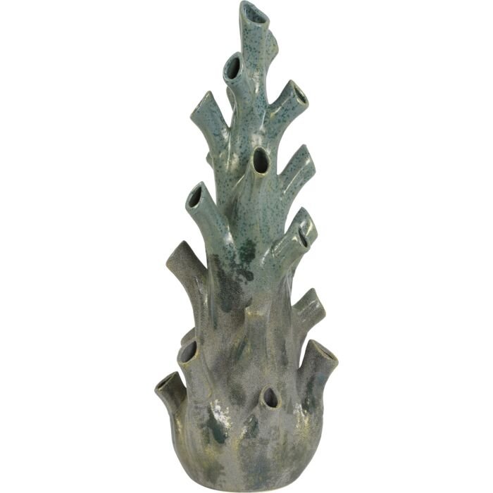 Vaas Deco 20,5x55 cm Korali Keramiek Groen