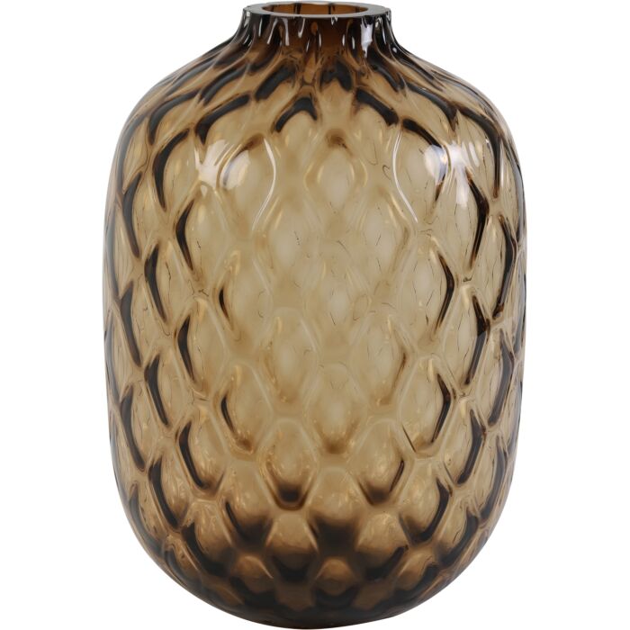 Vaas 29x42 cm Carino Glas Bruin