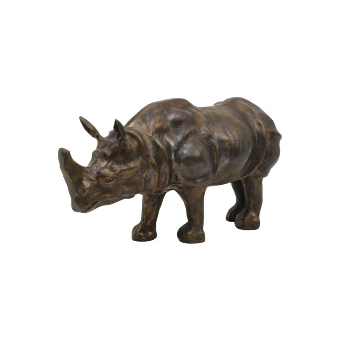 Ornament 53x22x24 cm RHINO antiek brons