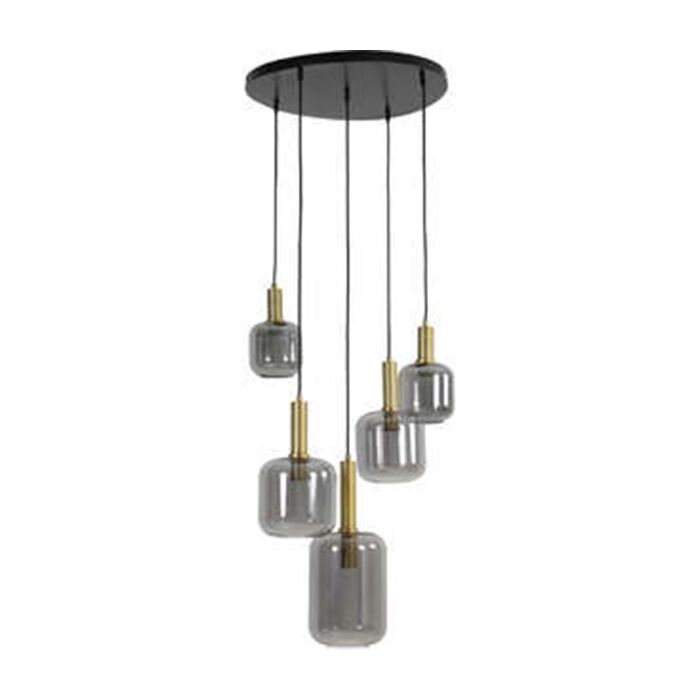 Hanglamp Loki 5-lichts rond