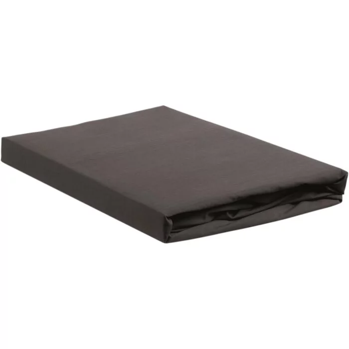 Hoeslaken Percale Anthracite 90x200