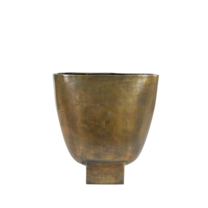 Vaas 45x17x50 cm PARTIDA antiek brons