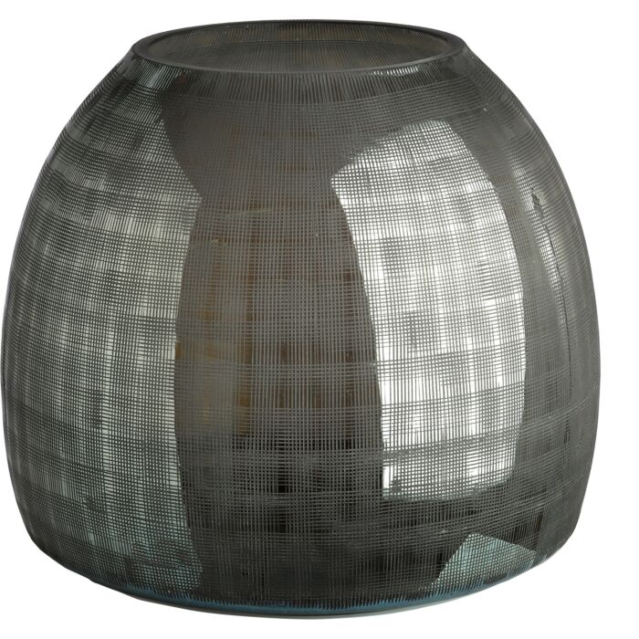 Vase checkered grey s